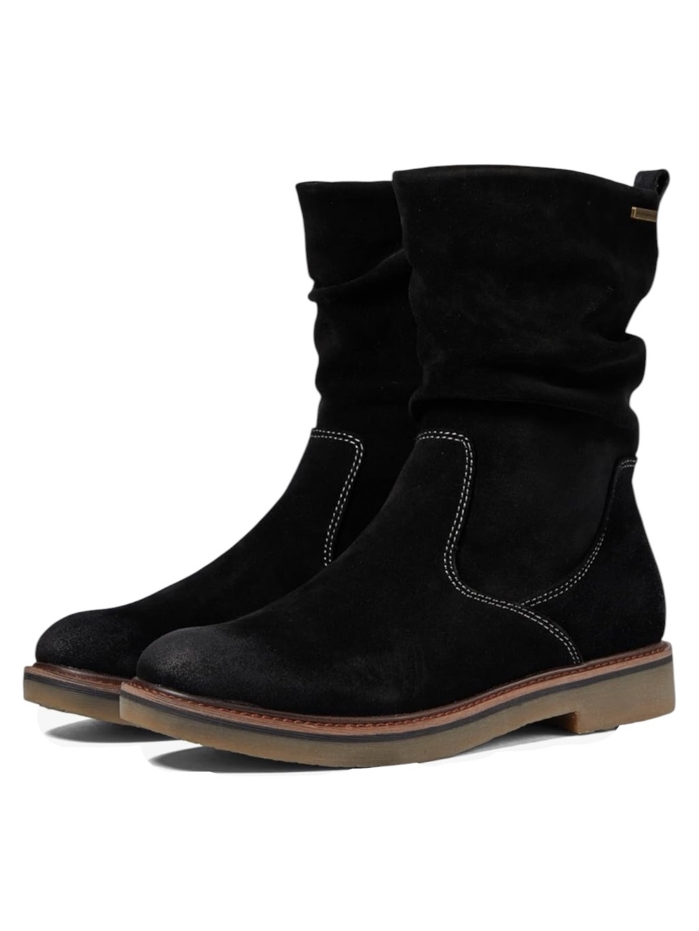 Comfortiva Renata Wide Width Black Suede Boots Size 7.5W